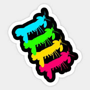 Peacock mantis shrimp (Odontodactylus scyllarus) colorful Sticker